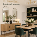 Salle à manger chaleureuse et accueillante avec des touches déco personnelles