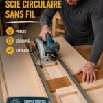 Gabarit pour scie circulaire à batterie avec des outils de bricolage