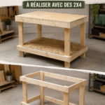 Projets déco en bois 2x4 avec des meubles faits maison