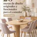 Table de salle à manger moderne en bois clair avec des chaises assorties dans un intérieur chaleureux