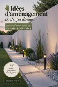 Un jardin fleuri avec des plantes qui n'exigent pas de désherbage constant