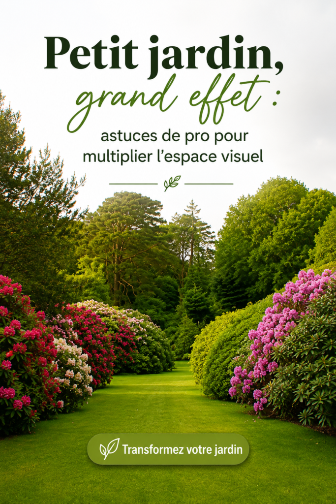 Un petit jardin bien aménagé avec des plantes variées et un mobilier élégant.