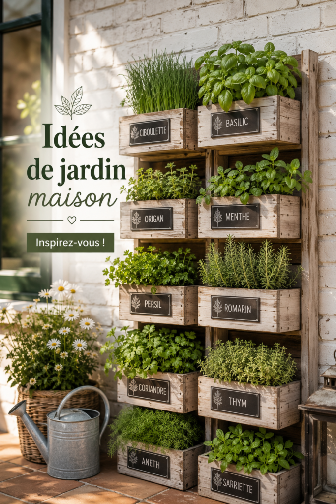 Un jardin étoilé avec des fleurs colorées et un aménagement charmant.