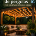 Idées de pergolas DIY dans un jardin ensoleillé