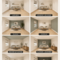 Intérieur moderne avec des murs colorés et une décoration chaleureuse