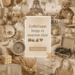 Intérieur décoré avec des teintes beige et brun clair, créant une ambiance calme et agréablement chaleureuse.