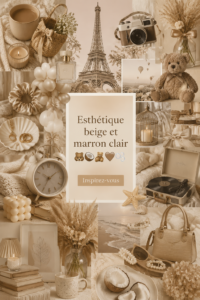 Intérieur décoré avec des teintes beige et brun clair, créant une ambiance calme et agréablement chaleureuse.