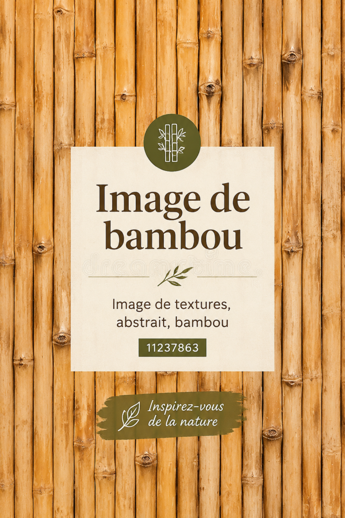 Intérieur chaleureux avec des meubles en bambou et des plantes vertes.