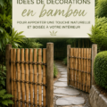 Intérieur accueillant avec des décorations en bambou, ajoutant une touche naturelle.