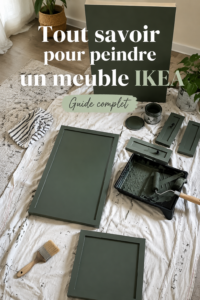Meubles IKEA peints avec des couleurs vives dans un intérieur moderne