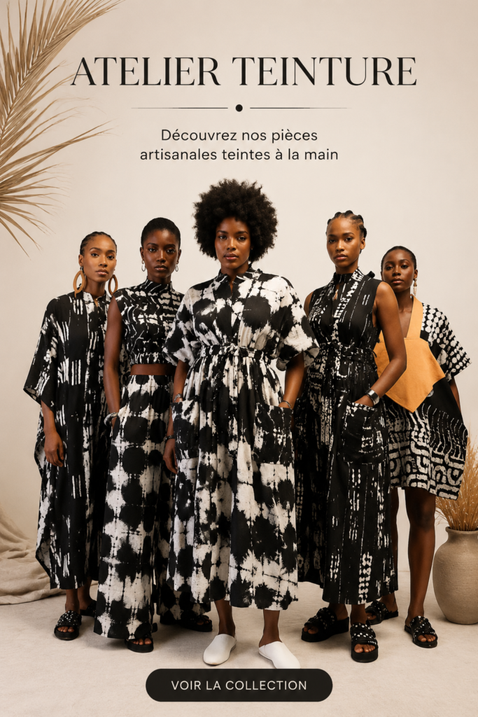 Vêtements artisanaux teints à la main, colorés et uniques