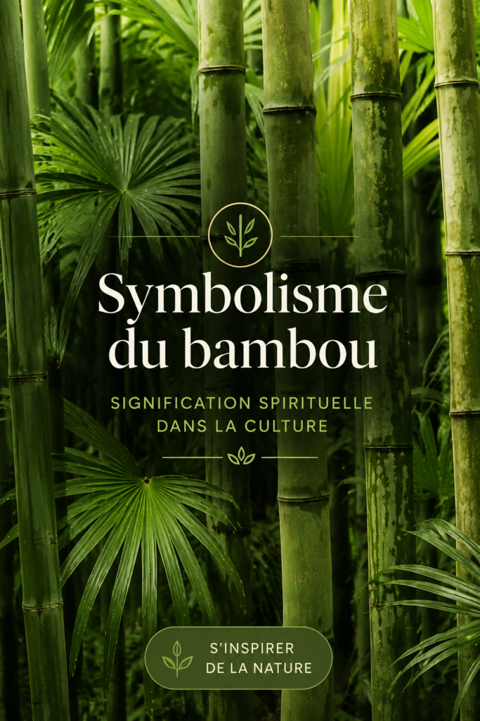 Une illustration d'un bambou symbolisant la force et la souplesse.