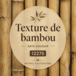 Intérieur moderne décoré avec des éléments en bambou.