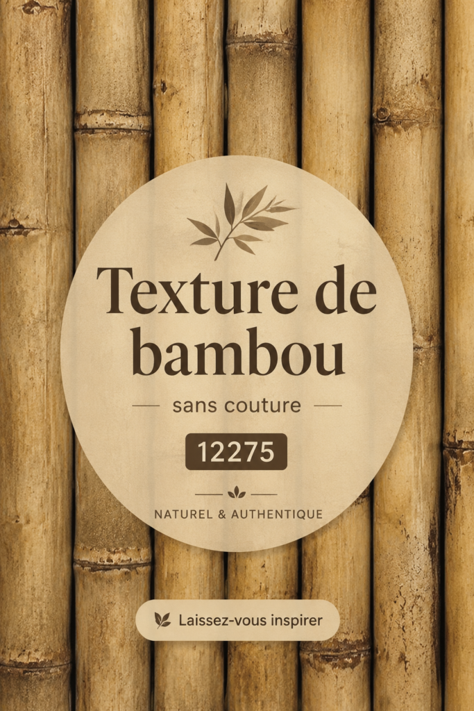 Intérieur moderne décoré avec des éléments en bambou.