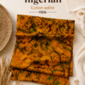 Un tissu Adire coloré représentant le tie dye nigérian