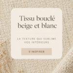 Un intérieur moderne avec des textiles beiges et blancs