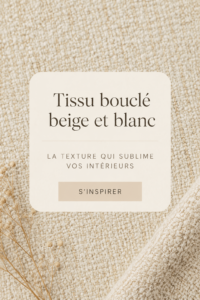 Un intérieur moderne avec des textiles beiges et blancs
