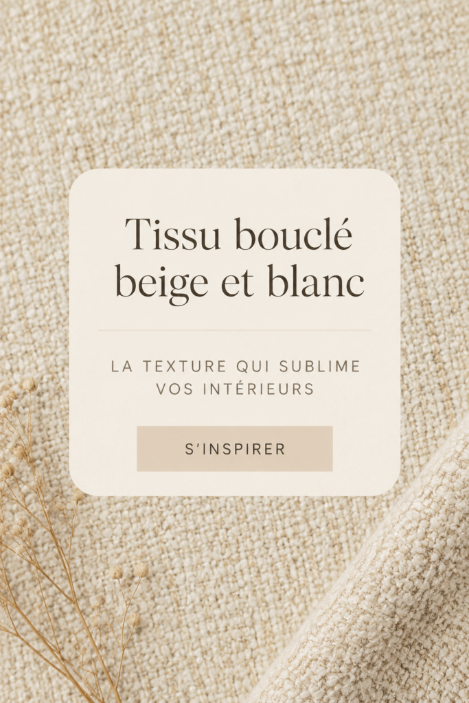 Un intérieur moderne avec des textiles beiges et blancs