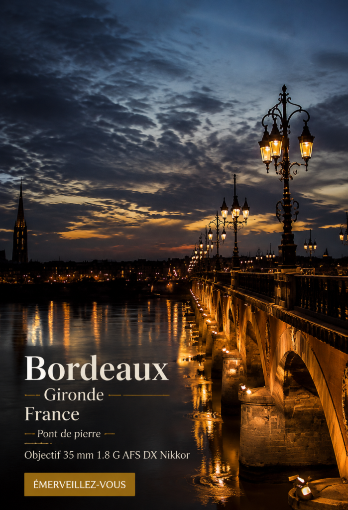 Vue panoramique sur Bordeaux avec ses bâtiments colorés