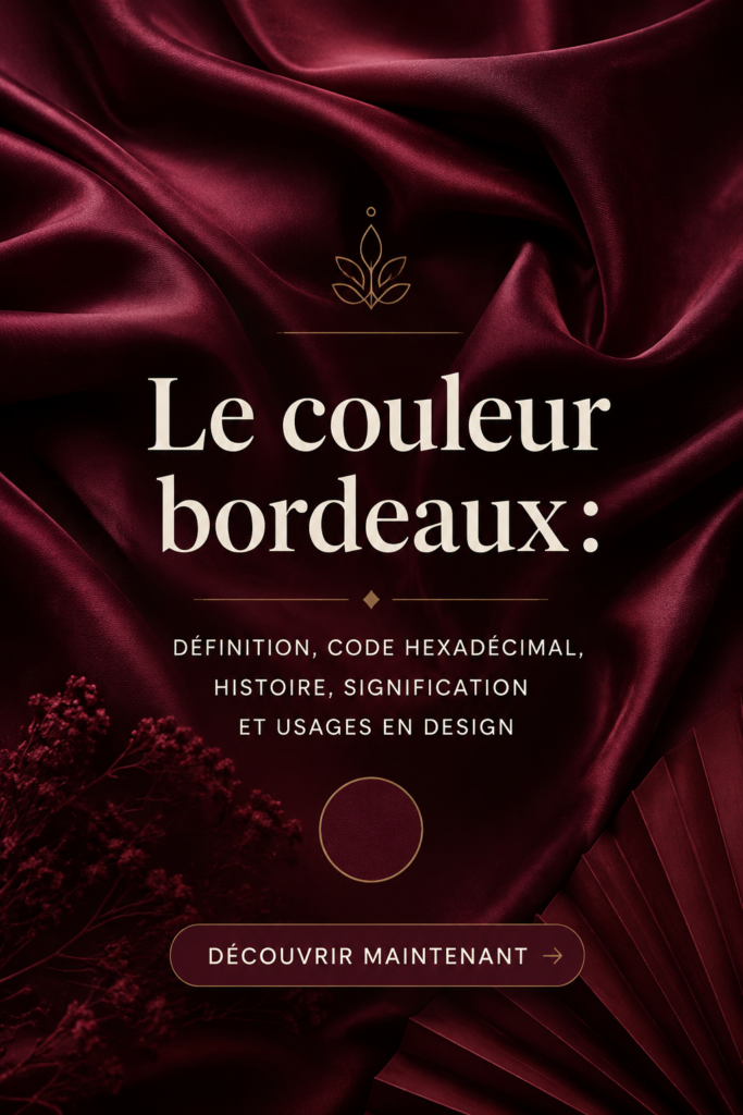 Intérieur moderne avec des accents bordeaux chaleureux