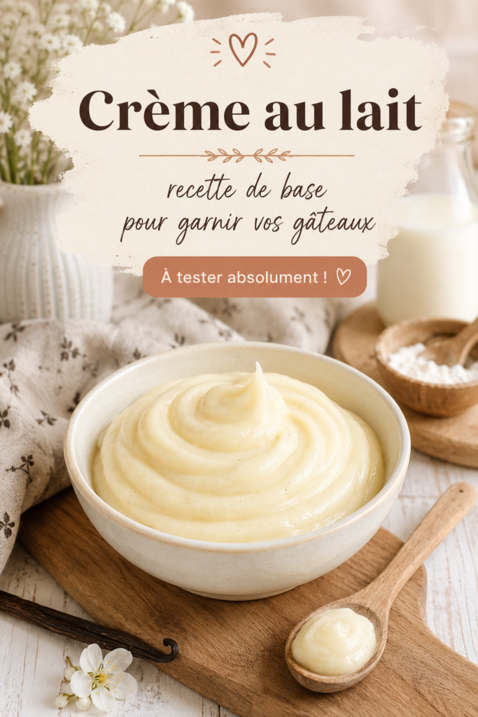 Image d'un dessert garni de crema al latte, mettant en valeur sa texture crémeuse et onctueuse.