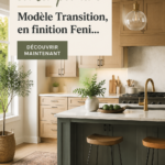 Cuisine modèle Transition avec des finitions modernes et élégantes