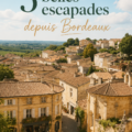 Escapade autour de Bordeaux, vue sur les paysages viticoles