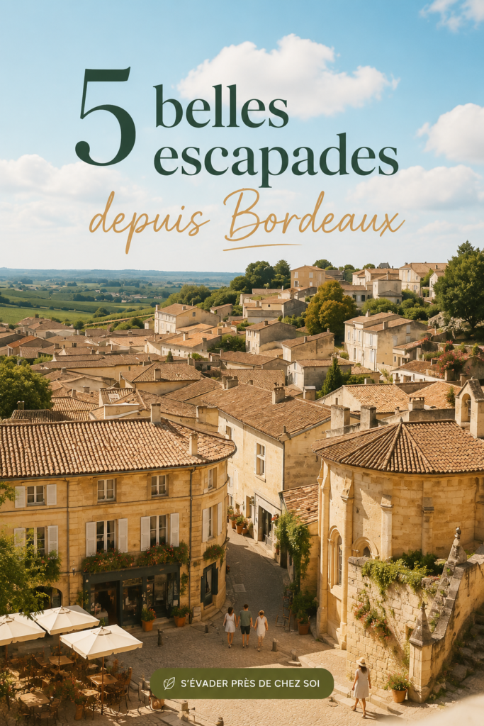 Escapade autour de Bordeaux, vue sur les paysages viticoles