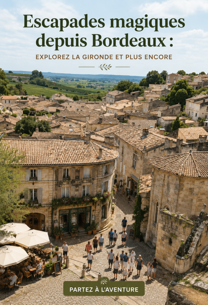 Randonnée en famille dans la nature près de Bordeaux