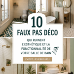 Salle de bain moderne avec des couleurs douces et tendances