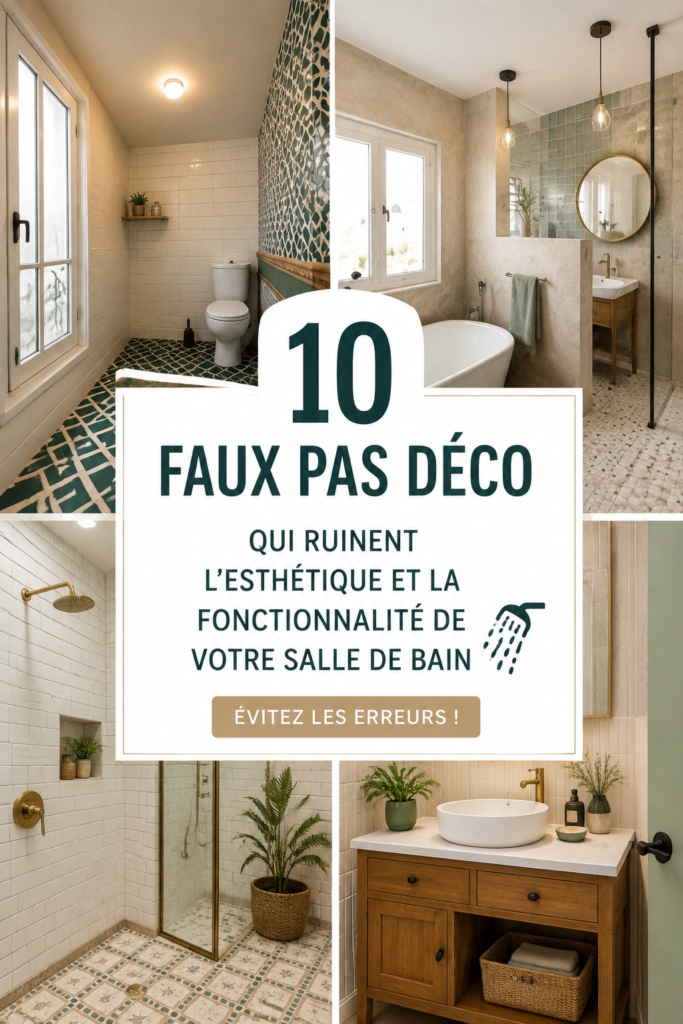 Salle de bain moderne avec des couleurs douces et tendances