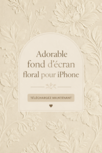 Une sélection de fonds d'écran floraux pour iPhone aux motifs charmants et colorés.