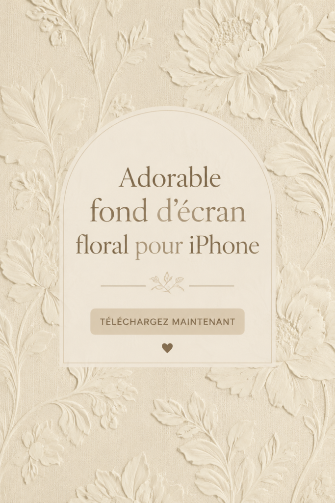 Une sélection de fonds d'écran floraux pour iPhone aux motifs charmants et colorés.