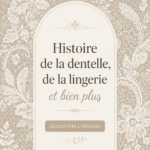 Une magnifique pièce de lingerie en dentelle sur un fond doux, reflétant l'élégance et la mode féminine.