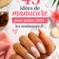 Manucure estivale colorée avec des ongles métalisés et nuances pastel.