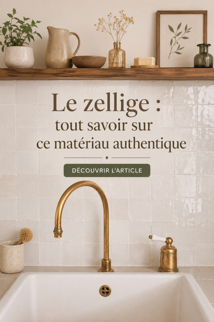 Des carreaux de zellige multicolores disposés sur un mur, illustrant leur beauté artisanale.