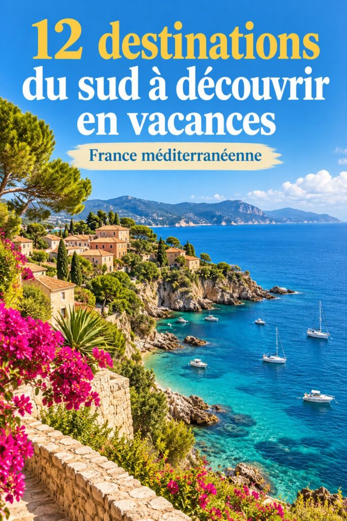 Plage magnifique dans le sud de la France avec des eaux turquoise