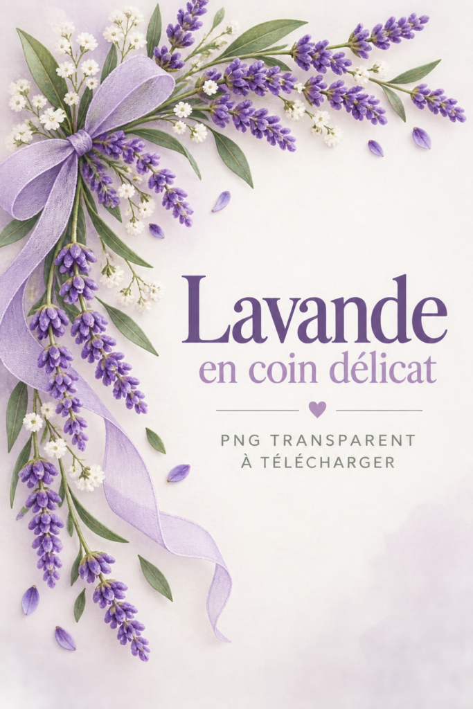 Bordure lavande élégante intégrée dans un projet de décoration intérieure