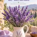 Un bouquet de lavande élégant posé sur une table en bois, apportant une touche de douceur