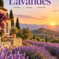 Un champ de lavande en pleine floraison, illustrant une couleur tendance pour la décoration.