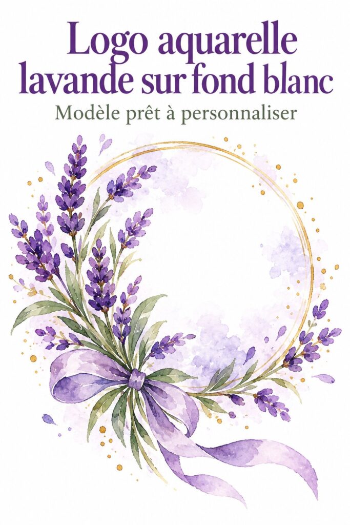 Intérieur décoré avec des touches de couleur lavande sur un fond clair.