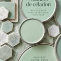 Un intérieur décoré dans des nuances de céladon paisibles et élégantes