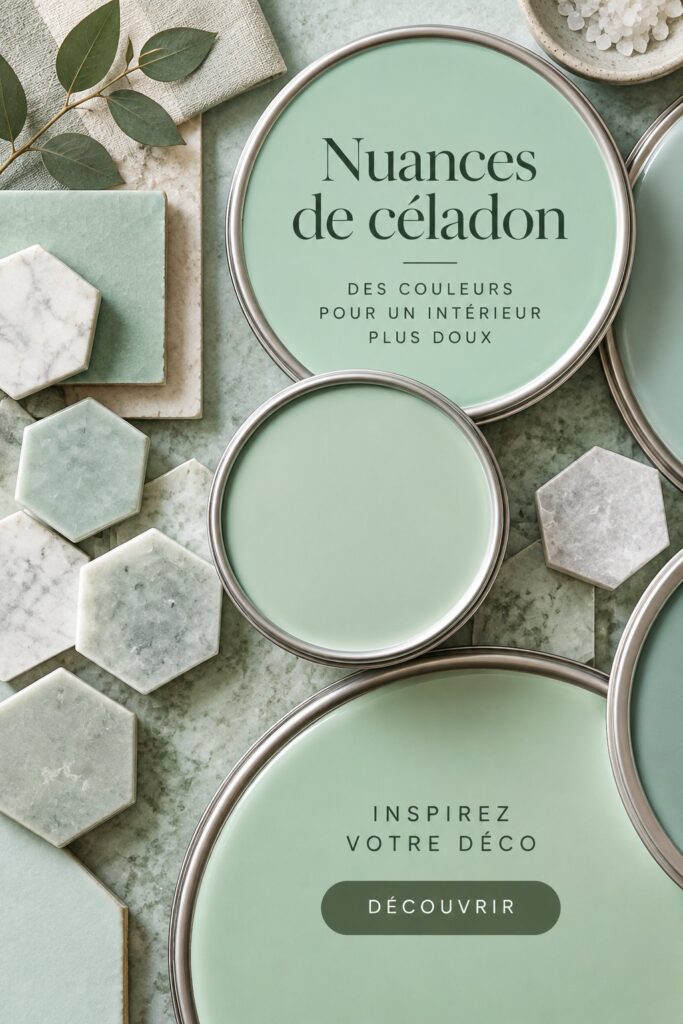 Un intérieur décoré dans des nuances de céladon paisibles et élégantes