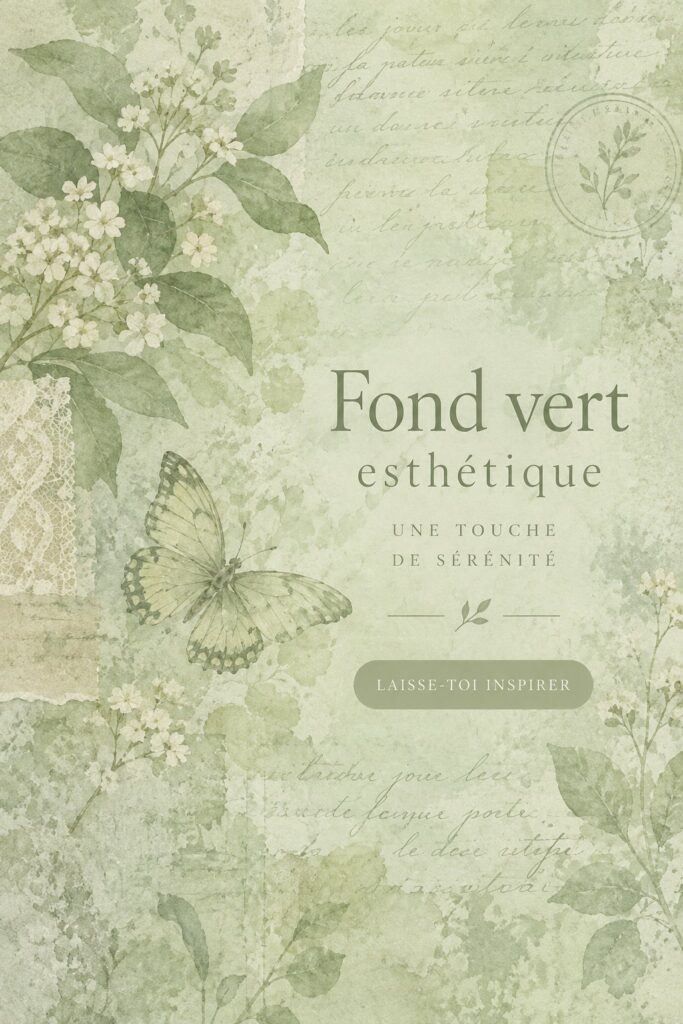 Papier peint vert tendance dans un salon moderne
