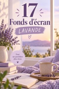 Un intérieur décoré avec un papier peint lavande tendance