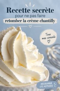Mousse de chantilly légère et aérienne dans un parfait dessert.