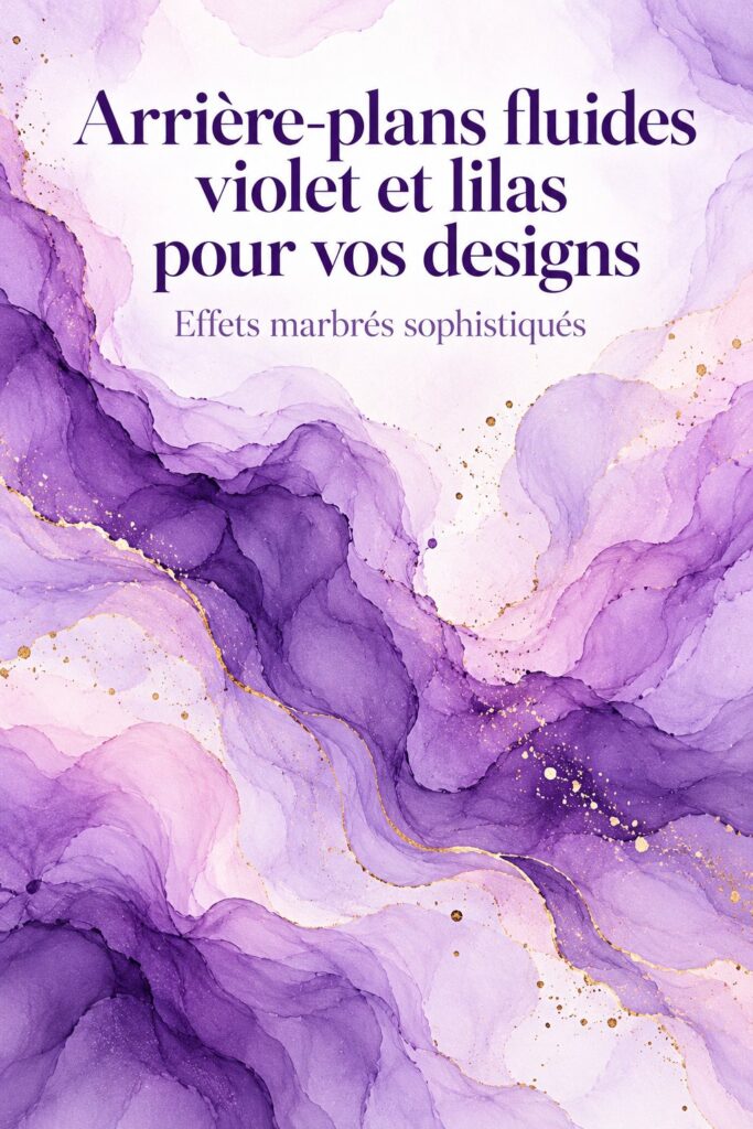 Arrière-plan fluide violet et lilas, parfait pour le design