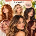 Femme avec une belle couleur de cheveux tendance pour 2026