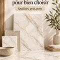 Marbre Calacatta doré avec ses veines élégantes, parfait pour la décoration intérieure