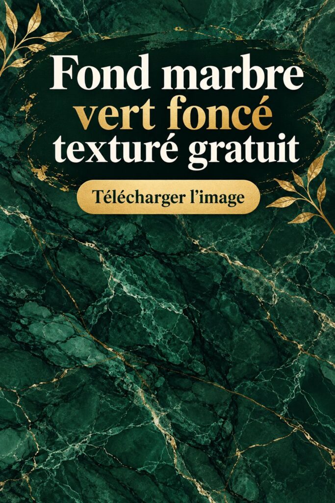 Un intérieur élégant avec du marbre vert foncé sur les murs et des accessoires décoratifs assortis.